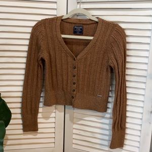 Abercrombie & Fitch Crop Cardigan Sweater